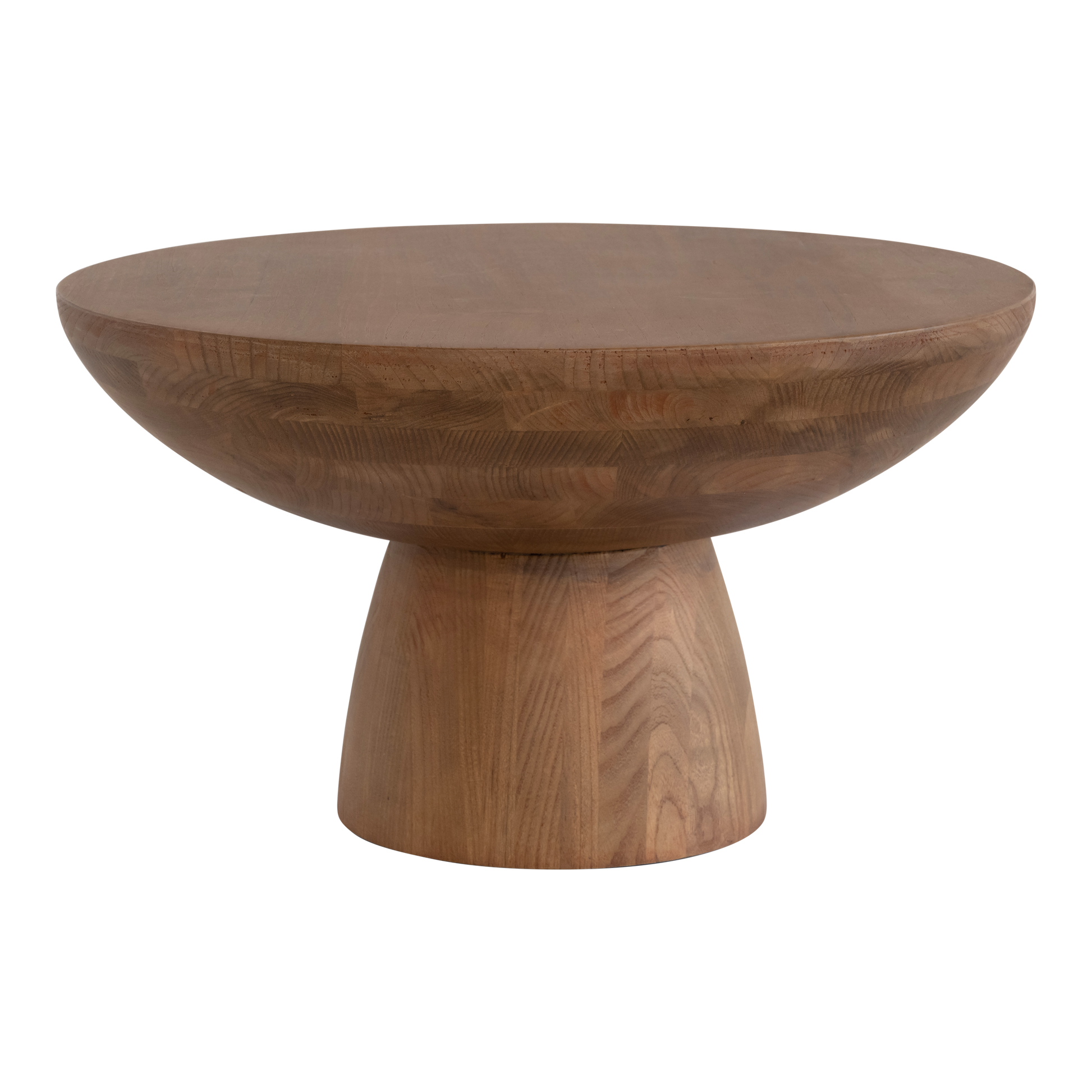 Coffee table ronde en bois de sunkai fait-mainMaison Bloom Concept 
