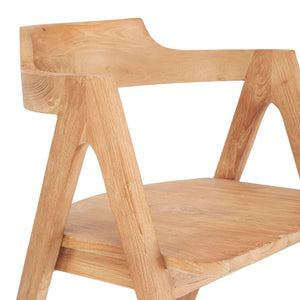 Chaise en bois de teck naturel. NIHI SUMBA - maison bloom concept