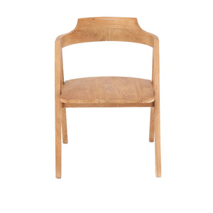 Chaise en bois de teck naturel. NIHI SUMBA - maison bloom concept