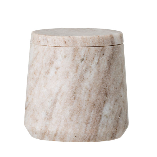 Pot avec couvercle en marbre - maison bloom concept