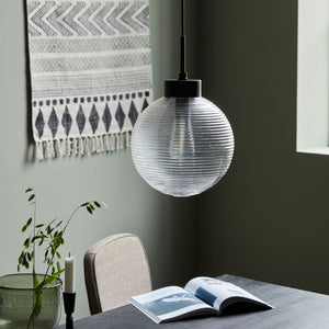 Lampe globe transparent - GAIA - maison bloom concept
