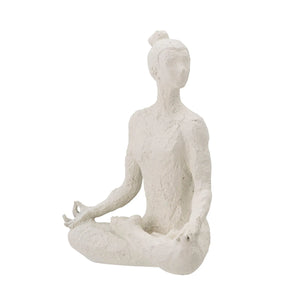 Statue en polyrésine blanche - ANDY - maison bloom concept