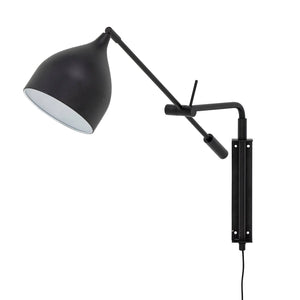 Lampe en métal noire à suspendre - LYAM - maison bloom concept