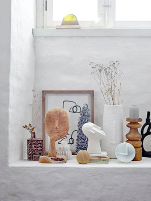 Vase grès blanc - PETALE - maison bloom concept