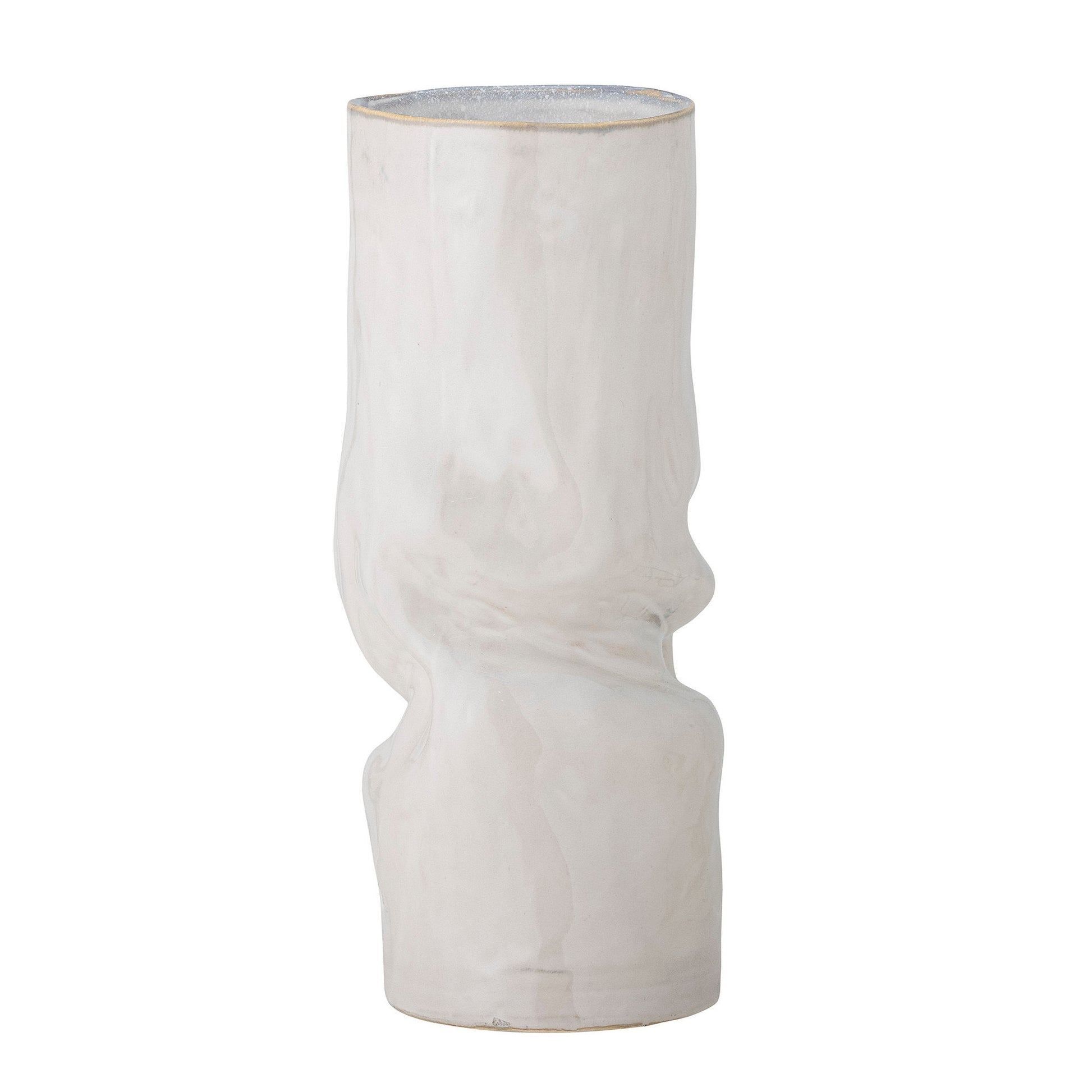 Vase en grès blanc - ARABA - maison bloom concept