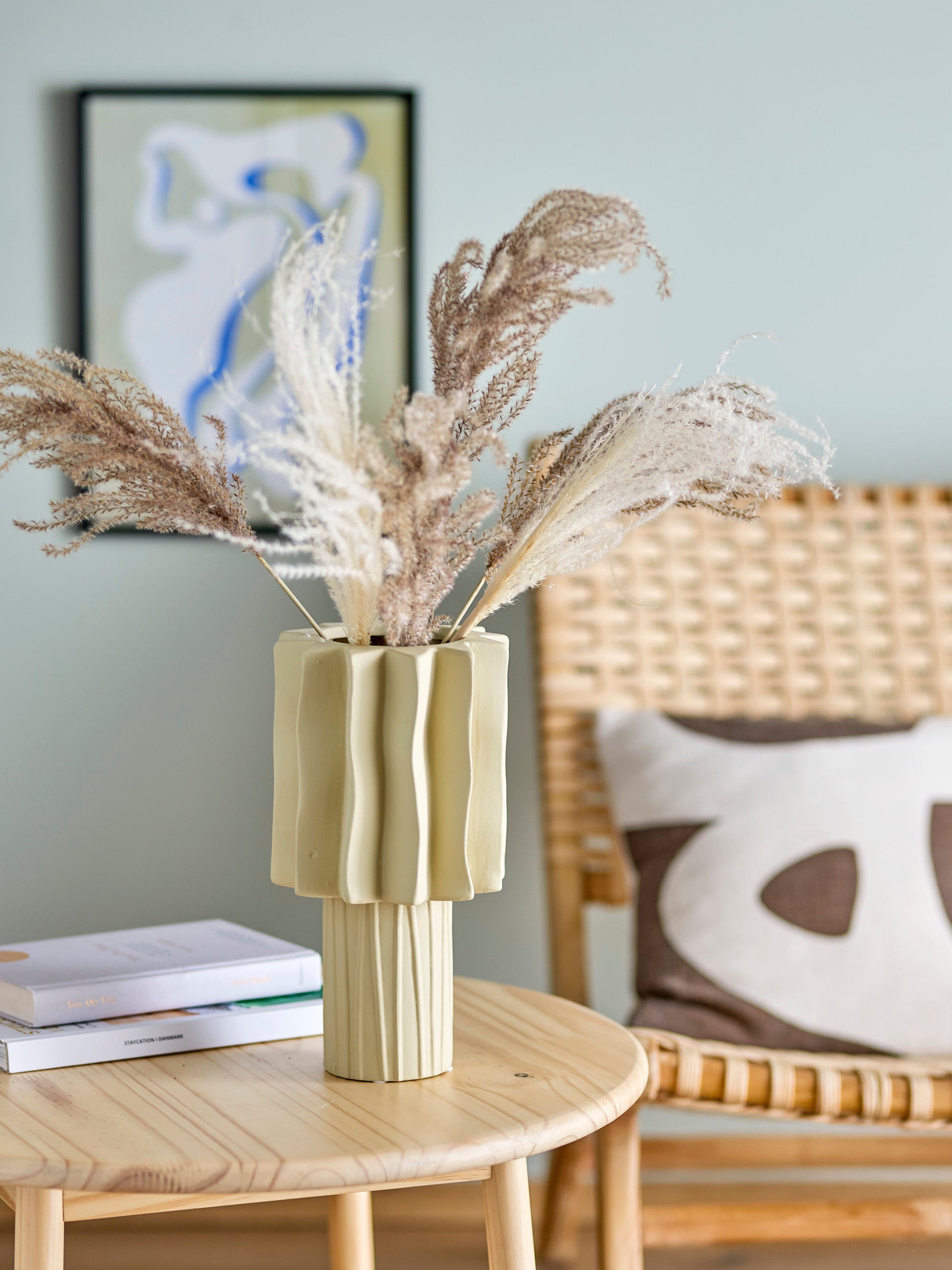 Vase sculptural en grès - PETHRINE - maison bloom concept